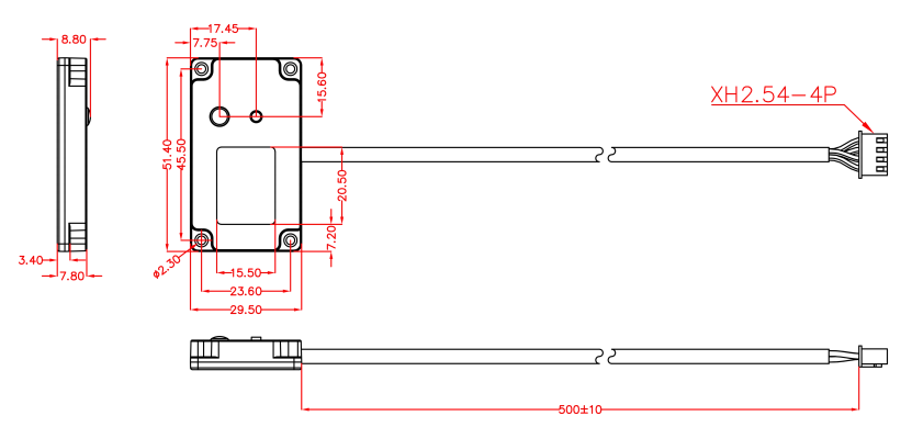 XKC-Y29A Wall Mounted Liquid Sensor XKC-Y29A Sensore di liquido montato a parete
