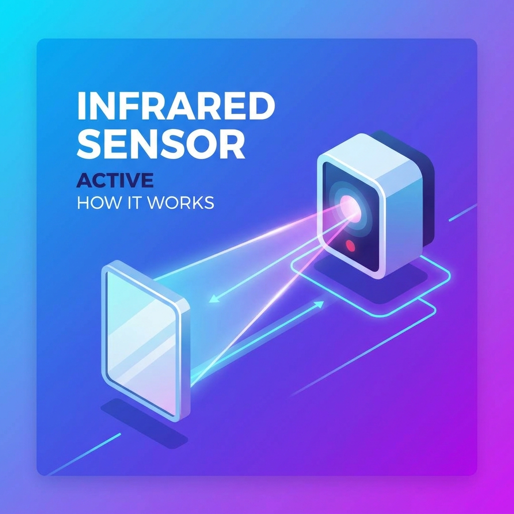 Was ist ein aktiver Infrarotsensor und wie funktioniert er?